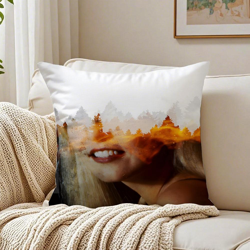 Movie Mystery TTwin Peaks FFire Walk with Me Cushion Cover Pillowcase Antidustmite Living Room Sofa Decor Cushion Room