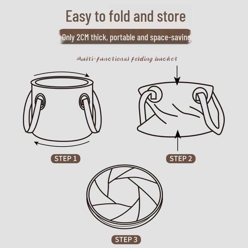 Jimei Outdoor Folding Water Bucket