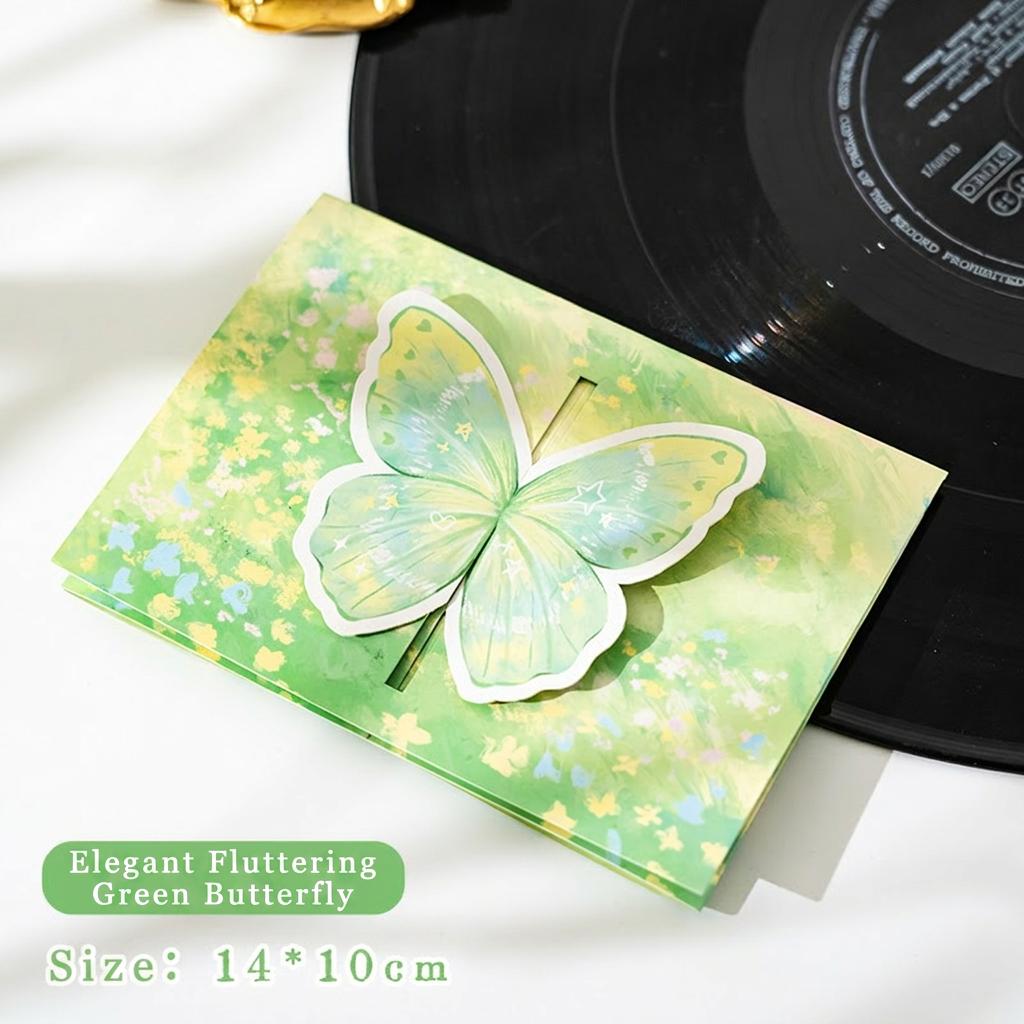 Thick Paper Card Aesthetic Birthday Card Couples Handwritten Card Versatile For All Occasions Friend Invitations Holiday Wishes