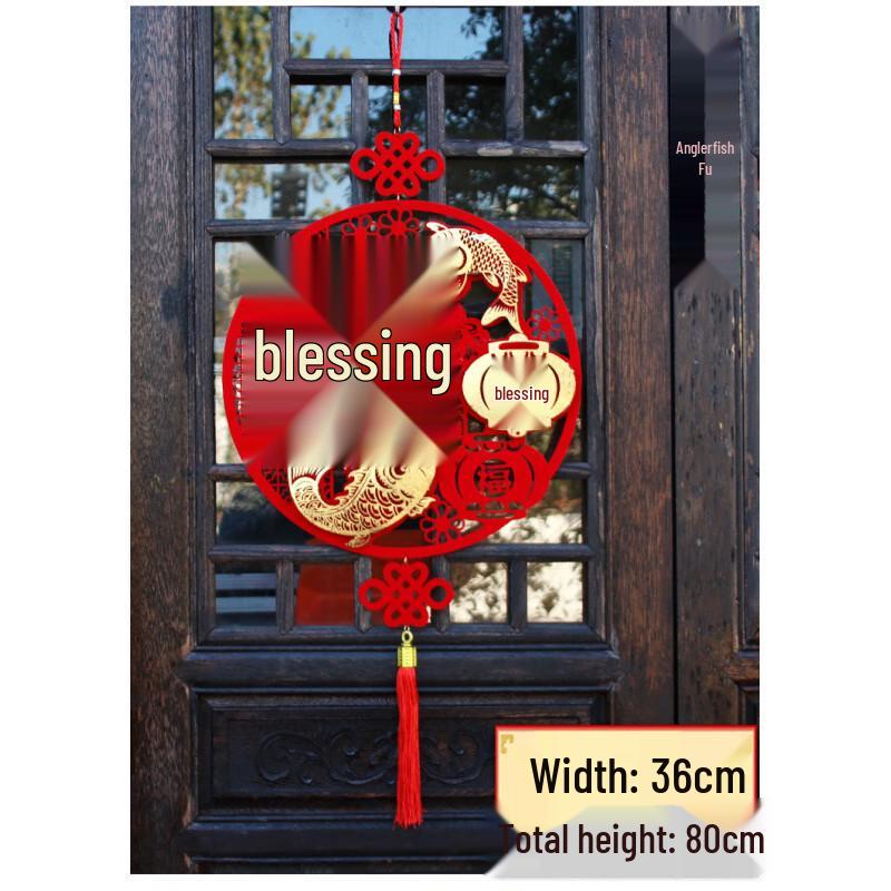 Chinese New Year Fan Blessing Ornaments