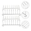 Stainless Steel Versatile Cooking Rack Use As Toast Stand Bread Rack Baking Grid Pizza Plate Grill Pot and Air Fryer Tool