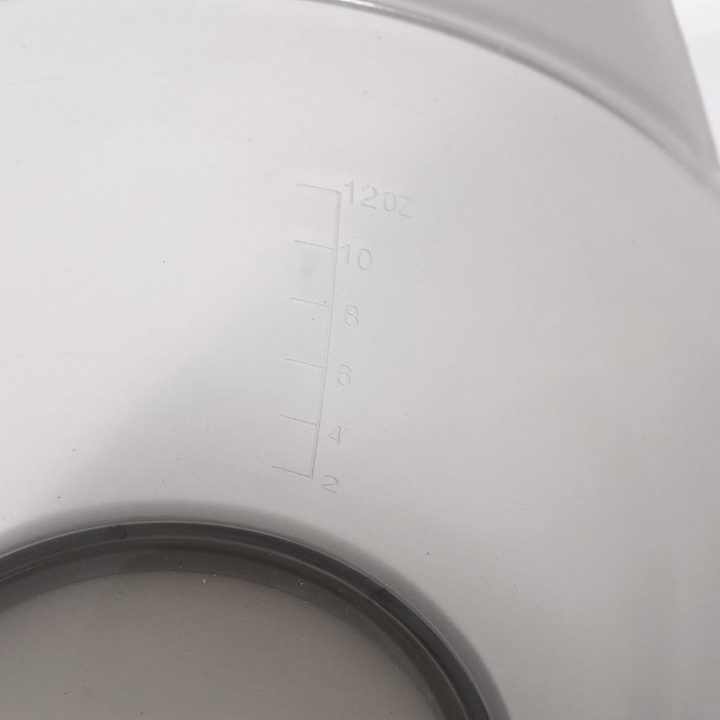 4-teilige Färbemischschale mit großem Fassungsvermögen, Haarfärbemischschale, manueller Haarfärbecreme-Mischer, speziell für Echthaarperücken