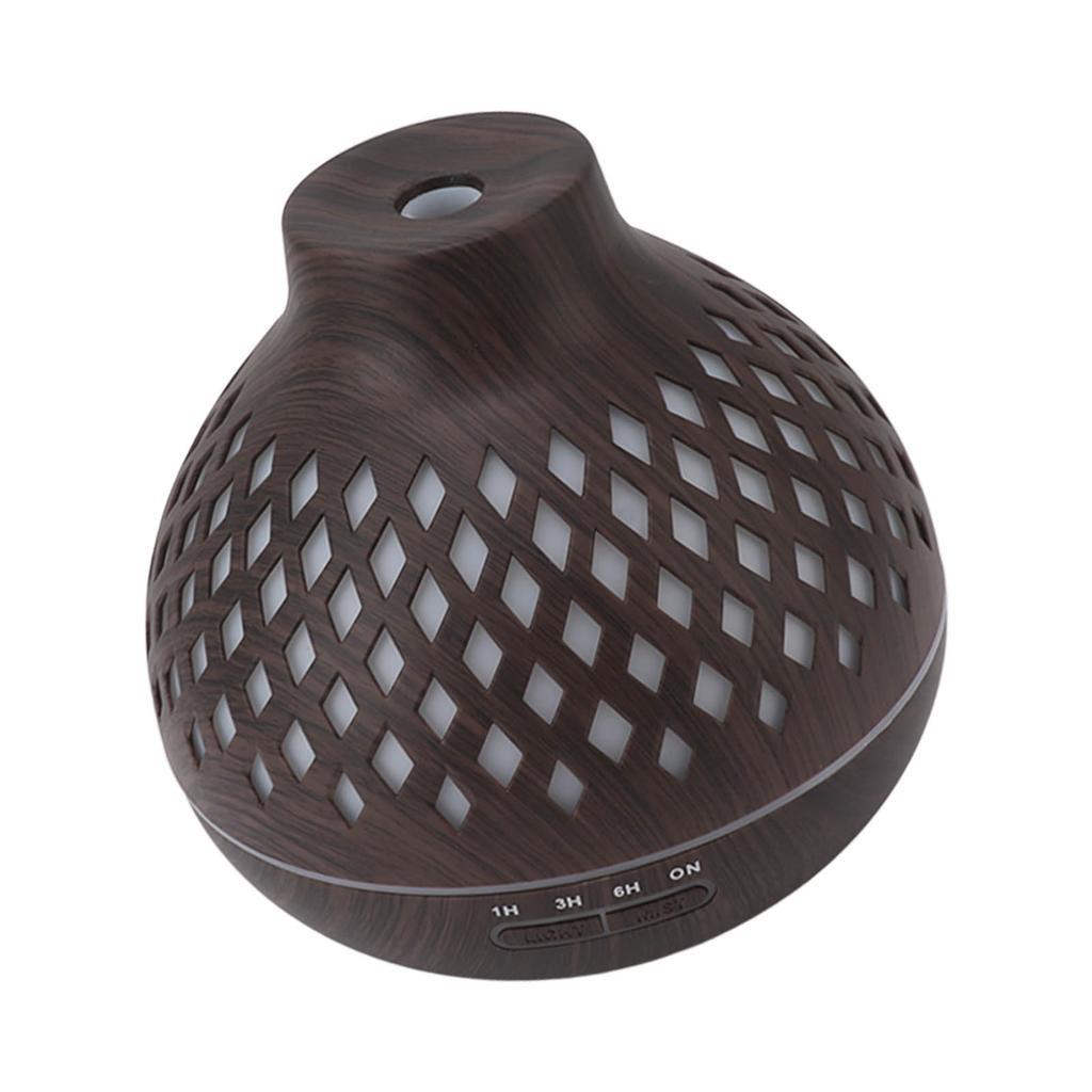 400ml Aromatherapy Humidifier Onion Wood Grain Aroma Humidifier Colorful Light Ultrasound Essential