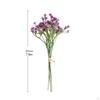 Künstlicher Blumenstrauß, 3 Stück, Künstliche Blumen Langstiel Tischdekoration für Party, Zuhause