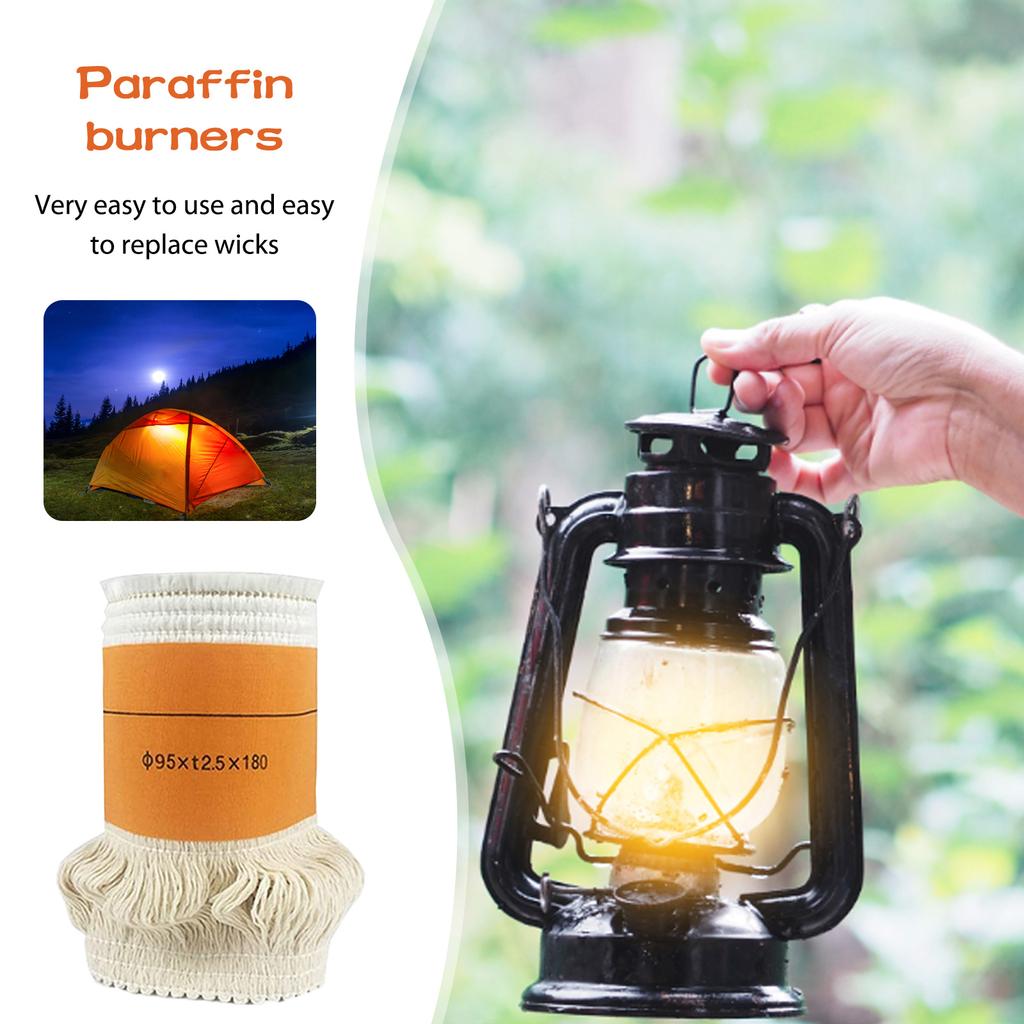 Petroleumkocher Docht Mehrzweck Baumwolle Brennöfen Kern Rauchfrei Petroleumlicht Kern Öllampe Kerne für Outdoor