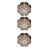 3 Pcs Classical Ceramic Pumpkin Door Pull Handle Knobs For Kitchen Cabinet Drawer Cupboard Silver