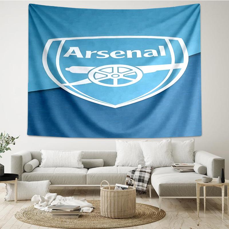 Arsenal Football Club Crest Tapestry Hanging for Bedroom,Livingroom, Playroom,Decor Art Room Wall Tapestry Holiday and Birthday Gifts