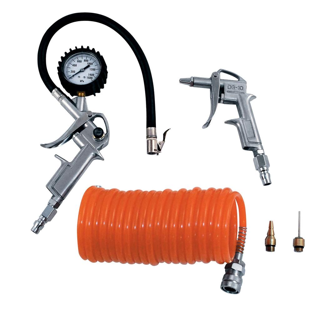 Niigata Seiki BeHAUS 5-Piece Air Tool Set DAT-5S