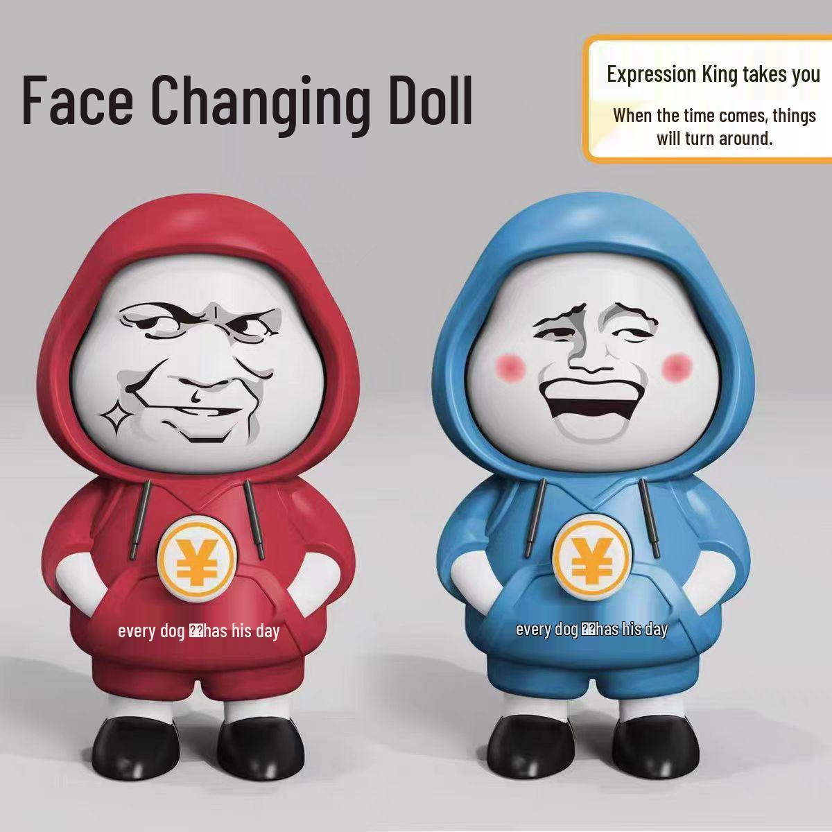 

Брелок-кукла с меняющимся выражением лица Син-чана: Креативная, милая и снимающая стресс игрушка