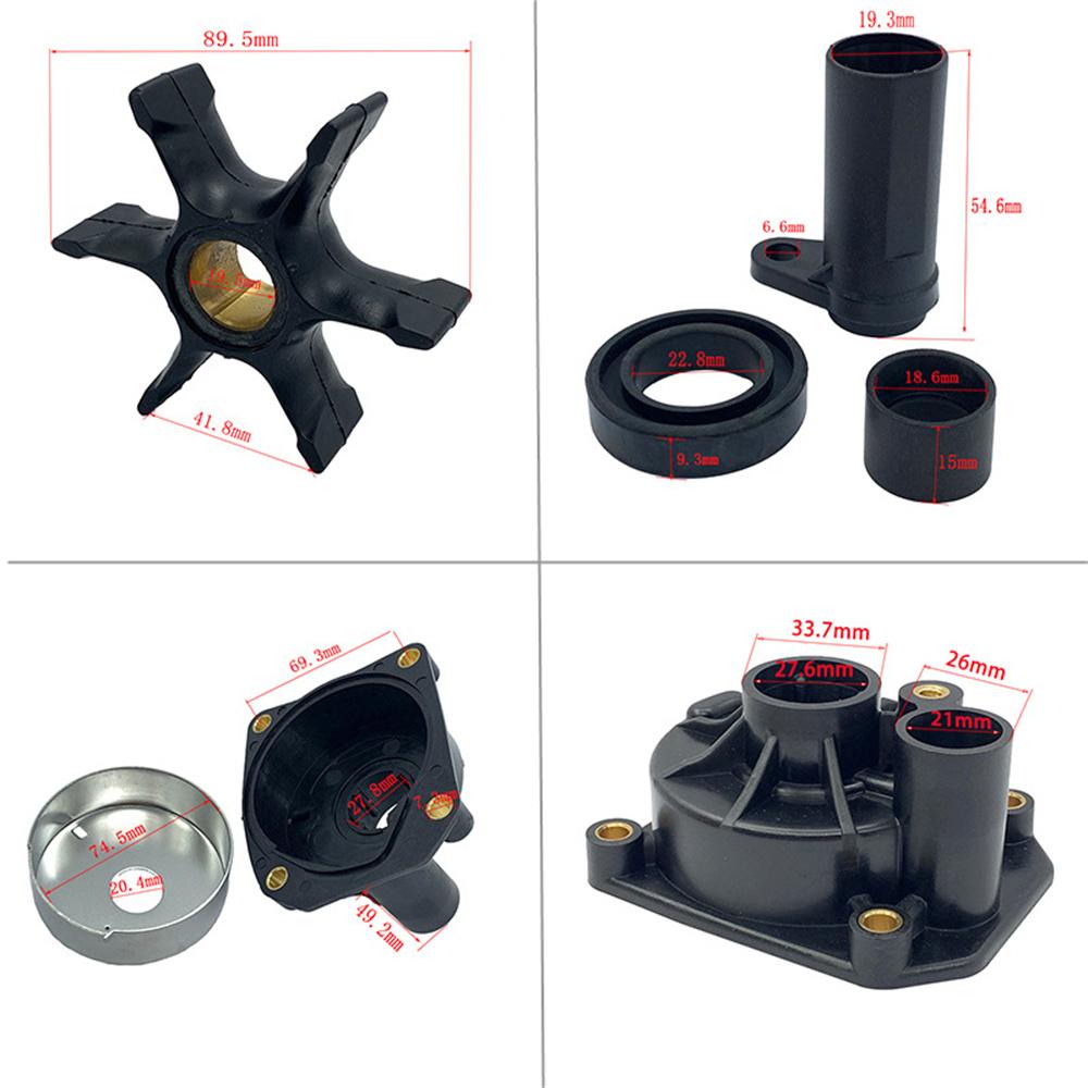 For Johnson Evinrude 60 65 70 75HP Water Pump Impeller Kit 432955 438591 436957