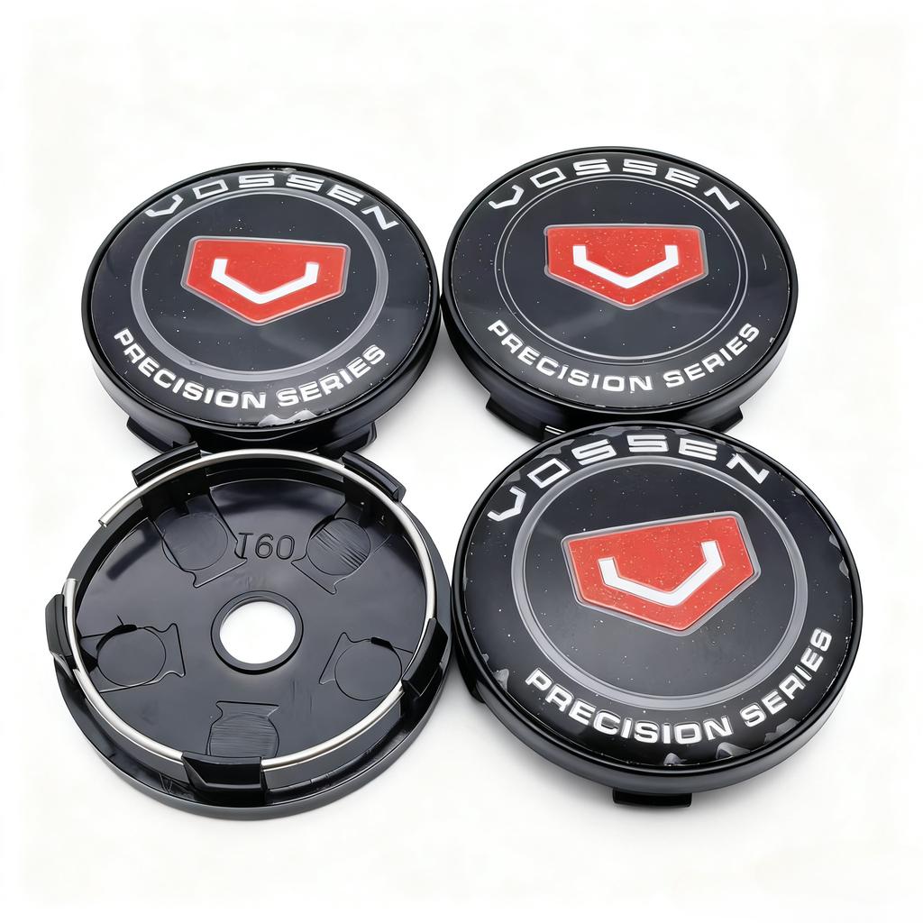 4 buc Embleme Logo Vossen Capace Centru Jantă Mașină 60MM Clip 56MM Jante Capace Butuc Capac Jantă Capac Praf Înlocuire Accesorii Auto