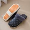 New Home Thermal and Fleece Home Slippers Thick-bottomed Plush Autumn and Winter Cotton Slippers, High-end Non-slip Winter Outer Wear
