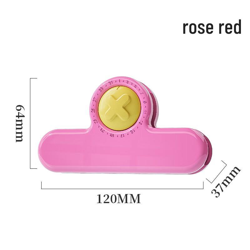 ZISIZ Portable Magnetic Bag Sealing Clip with Timer
