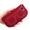 Soft Felt Zipper Pouch Eyewear Protector Glasses Box Glasses Case Eyeglasses Sleeve Sunglasses Bag