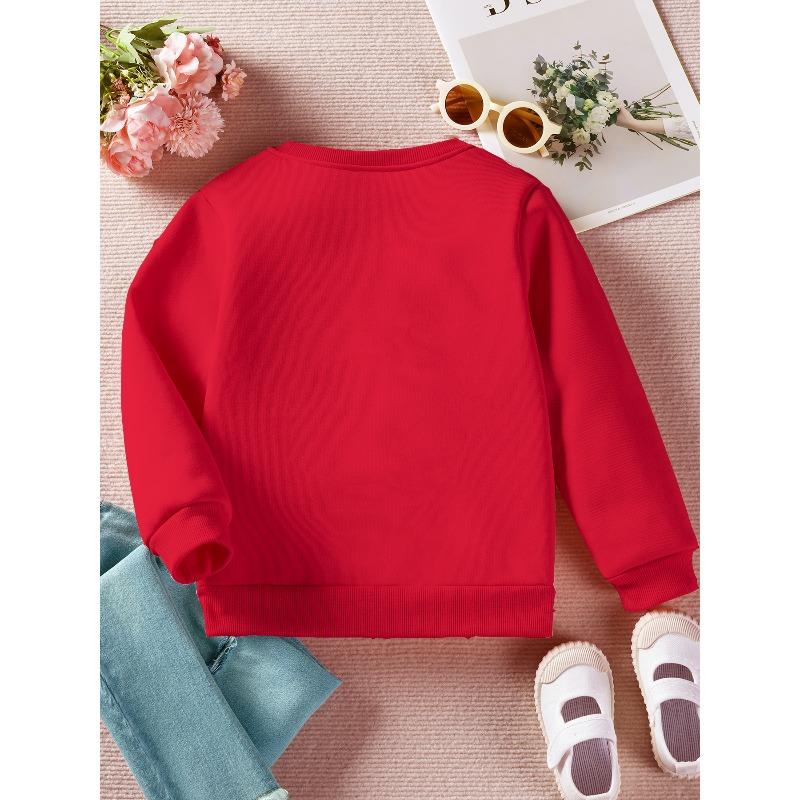 European sizes Kids'  Fashion Fleece Sweatshirt BIRTHDAY Kid Dinosaur And Dinosaur Eggs Cartoon Pattern Print Loose Casual Long Sleeve Pullover