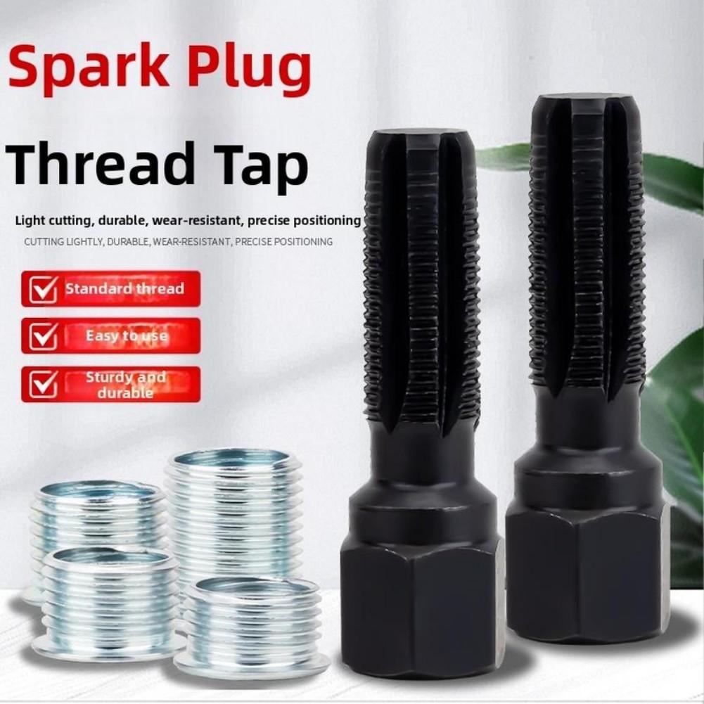 Black Oxide Treatment Re-thread Tap Spark-Plug Repair Tool Steel Thread Repair