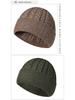 Winter Cable Knit Beanie with Earflaps - Face-Slimming Wool Hat for Women/Men