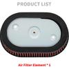 HDBUBALUS Motorcycle Air Cleaner Filter Element Fit For Harley M8 Touring Trike Street Road Glide Road King 2017-2024 Softail 2018-2024