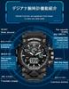 Digital Sports Watch with Water Fashionable Military Running Dual Time Luminous 50 Meter Water Dustproof and Japanese Instruction Manual 2024 Model