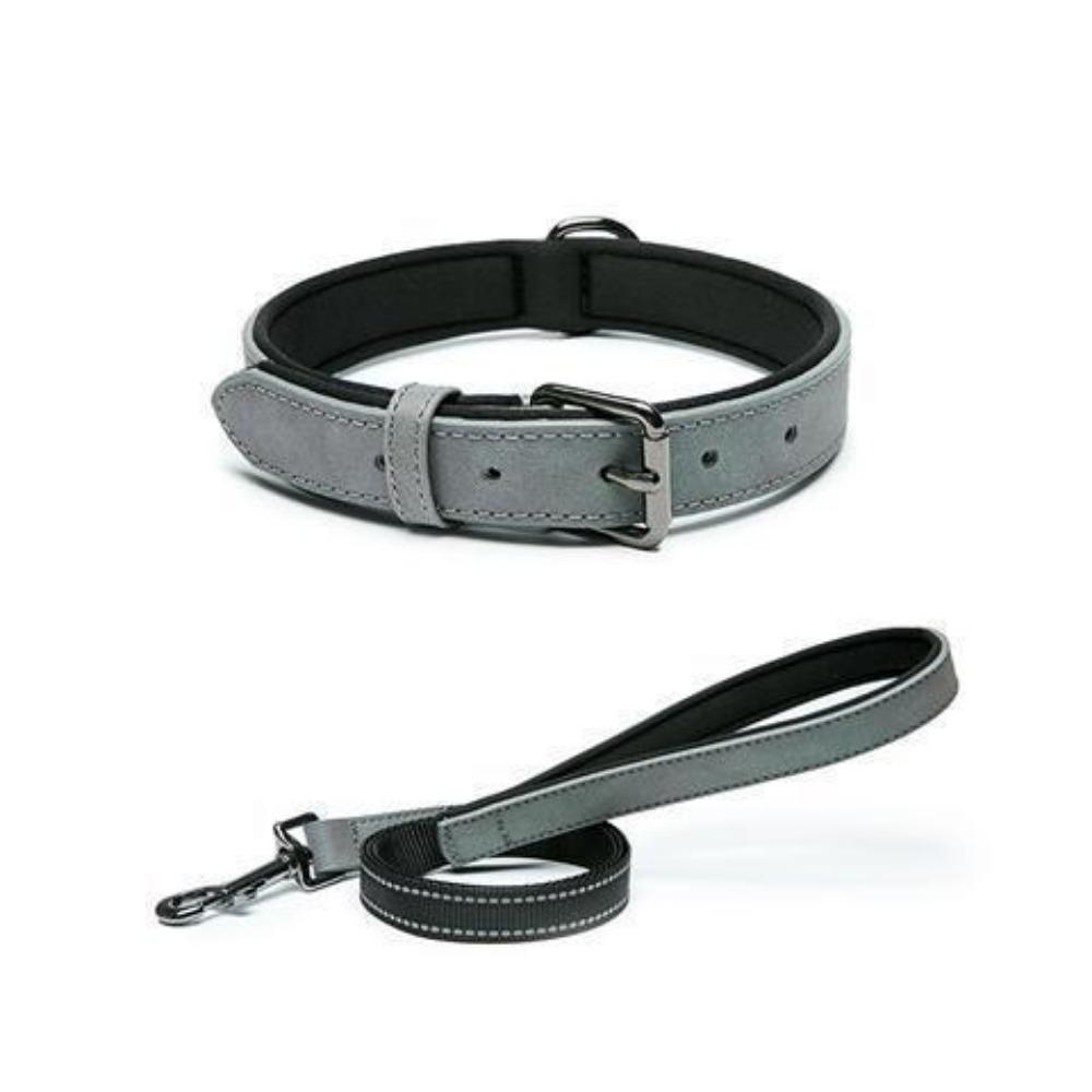 Symphony PU Reflective Collar Pet Supplies New Dog Supplies Neck Ring Traction Rope