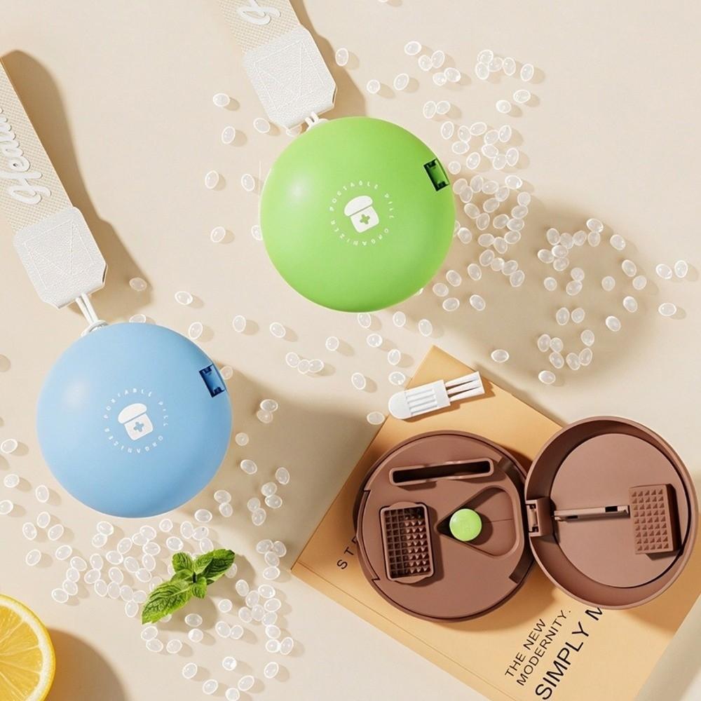 Plastic 4 Grids Pill Box Sealed Travel Pill Container Multi-functional Pill Dispenser  Fish Oil