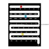 Memphis Schiebe-Dauerkalender Kreativer Schreibtisch Wohnzimmer Dekorative Kleine Ornamente Kalender Geburtstagsgeschenk