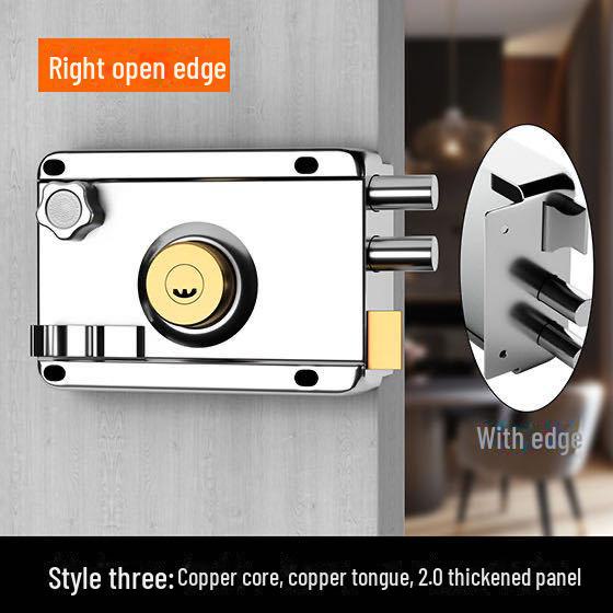 

Универсальный противоугонный дверной замок из нержавеющей стали для внутренних помещений и общежитий