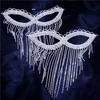 New Accessories Fringed Rhinestone Eye Mask Creative Face Mask Nightclub Party Flash Diamond Mask