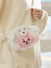 BT21 COOKY BABY Fluffy Face Doll Crossbody Bag