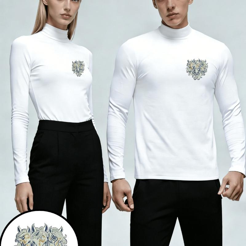 

2PCS Couple s Long Sleeve Set Casual Matching Pullover Sweatshirt XXL білий