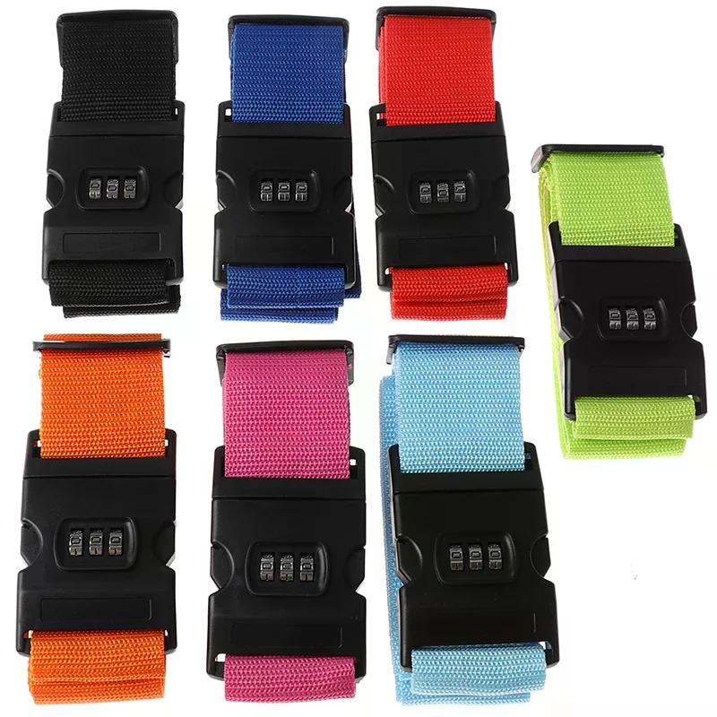 1Pcs Nylon Luggage Strap Adjustable Travel Suitcase Buckle Strap Baggage Belt Travel Accessorises Suitcase Packing Seat Belt