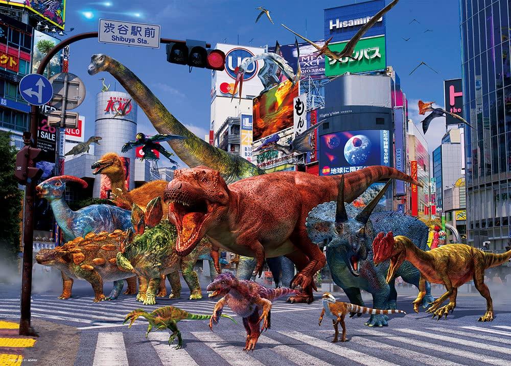 

Beverly 600-piece jigsaw puzzle Dinosaur in Shibuya (38 x 53 cm) 66-223
