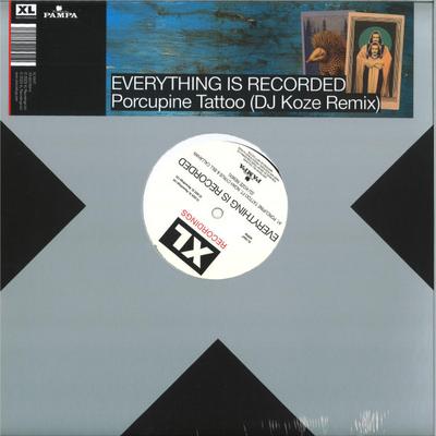 12-Zoll-Schallplatte ALLES IST AUFGENOMMEN FT. NOAH CYR - Stachelschwein-Tattoo (DJ Koze Remix) XL1564T XL Recordings 2025 UK Dance & Electronica