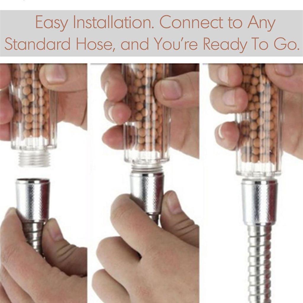 Buy CAS RGB 7 Colorful LED Light Water Bath Bathroom Filtration Shower ...