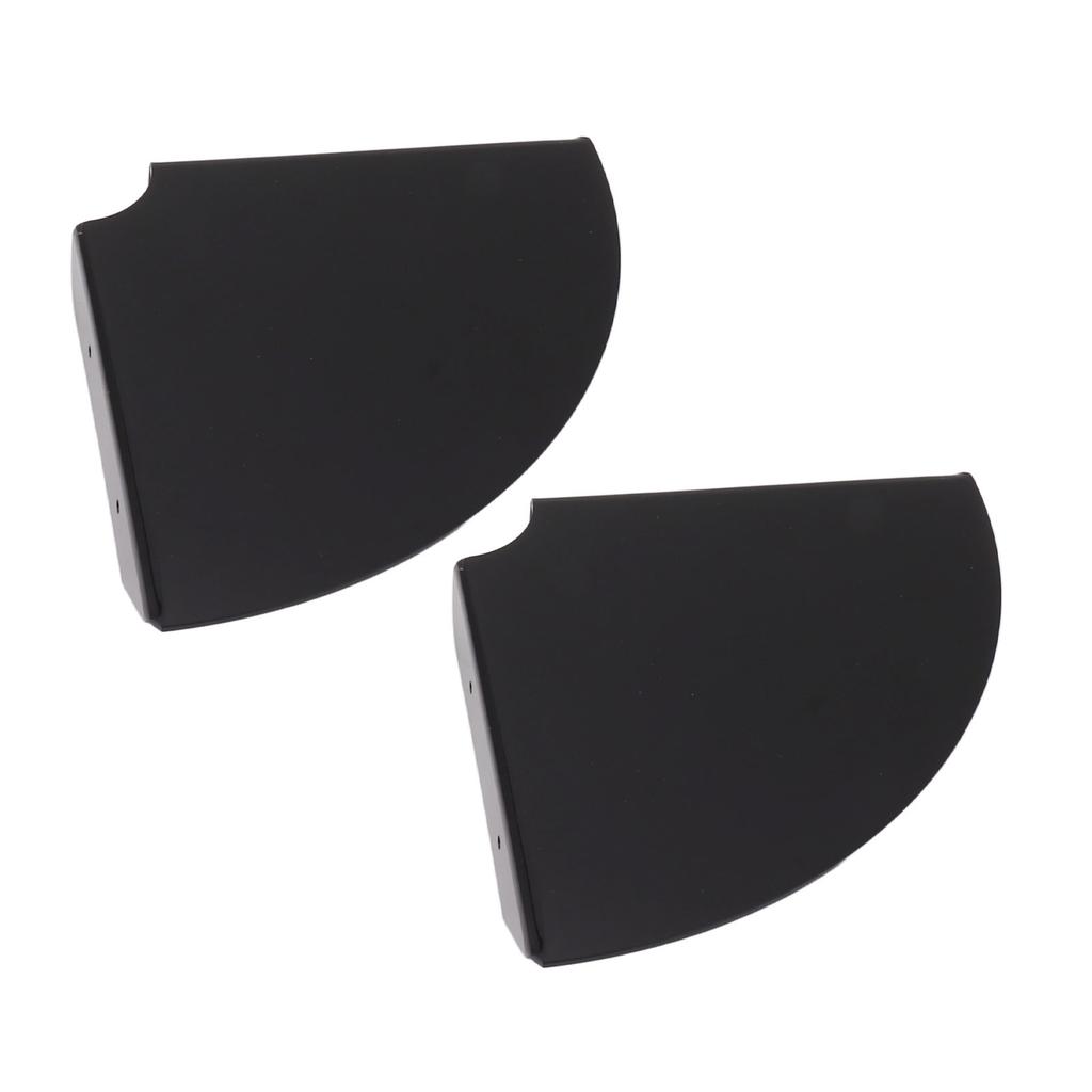 2pcs Wall Mount Floating Corner Shelves Quarter Round Hanging Corner Shelves for Bedrooms Living Rooms Shower Room