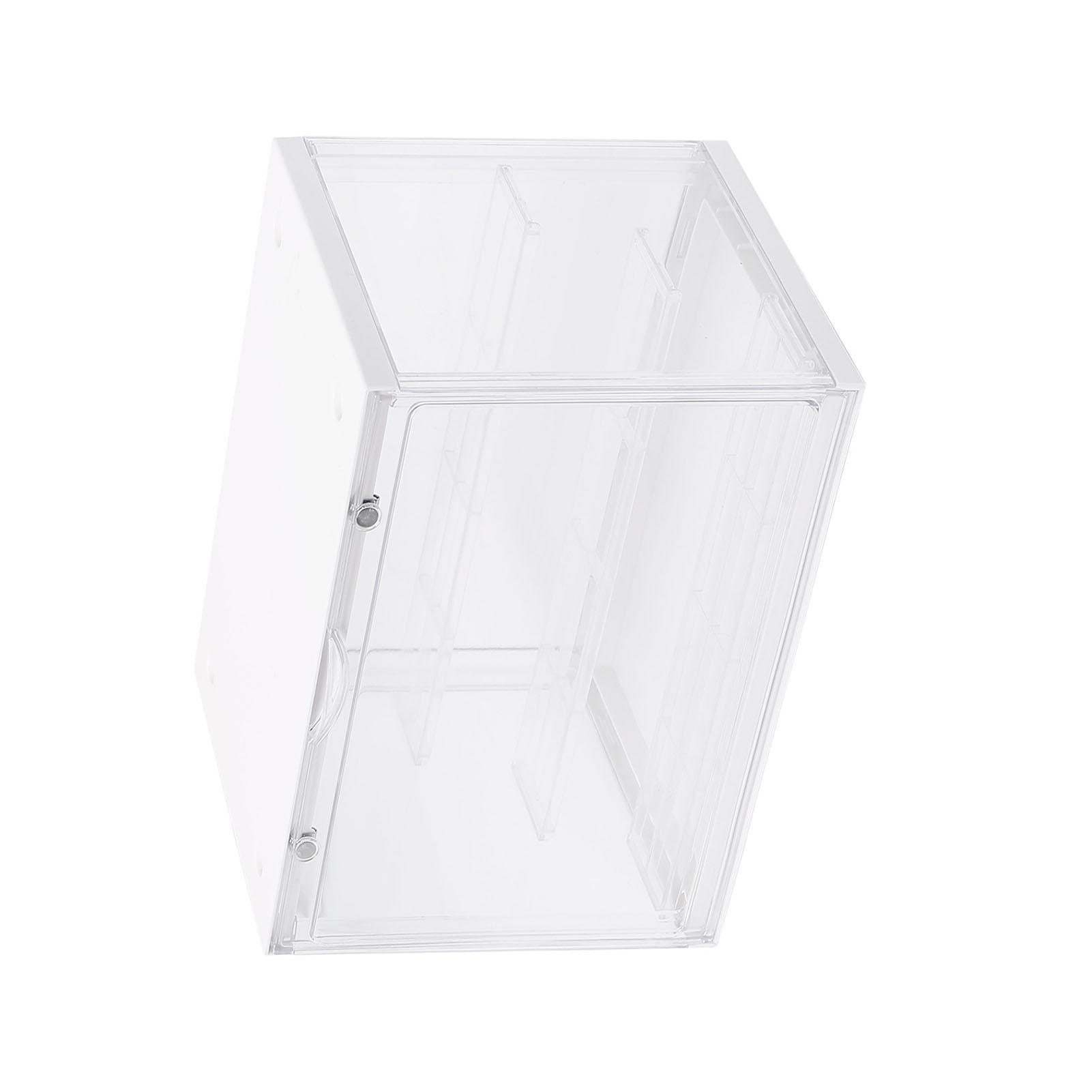 Магнитный прозрачный кейс-витрина для кукол, устойчивый, для коллекционных фигурок, экшн-фигурок, Белый