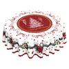 Christmas Tablecloth with Holiday Decorations for Dining Table and Placemat