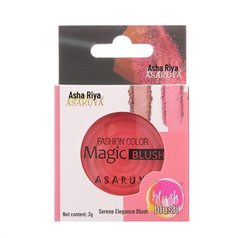 Ashareya Ethereal Fairy Blush & Highlighter Palette with Mirror and Brush