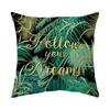 Pillow Nordic Plant Print Pillow Home Sofa Bedside Cushion Square Pillow Case
