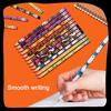 48 Halloween Pencils Bulk with Erasers for Kids, Cute Wood Pencils with Colorful Halloween Themed Design for Kid Trick o2r Treat Gift Prize, Party