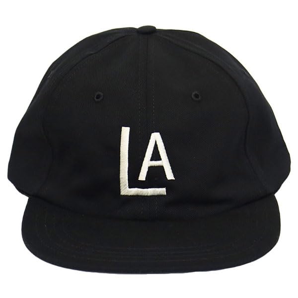 Cooperstown Ball Cap LAP1943 Los Angeles Angels 1943 Logo Cap, Black, New York, Made In the USA