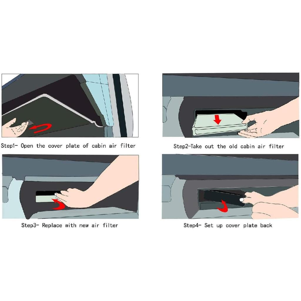BW307 Cabin Air Filter For CHEROKEE (-), Up To 25% Longer Life W/Activated Carbon, Replacement For