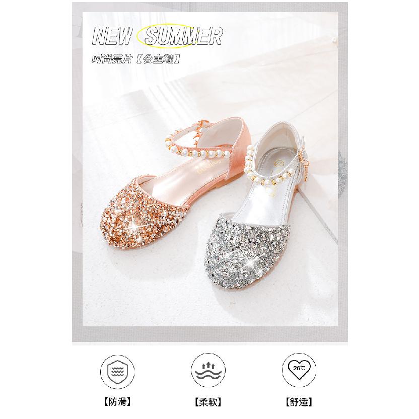 Girls' Sandals Fashion Summer New Children's Hot Soft Sole Big Kids Girls Summer Brand Princess Shoes Trendy