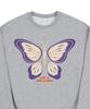 GRAVER [Unisex] Butterfly Sweatshirt_Gray