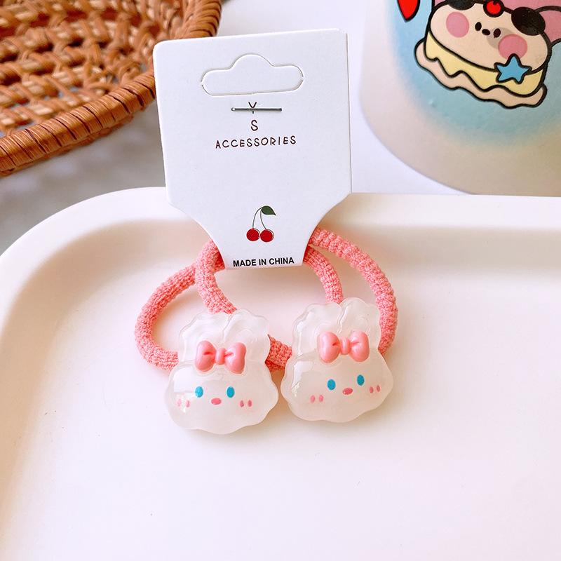 2pcs Elastic Hair Bands for Baby Girls Candy Color Hair Ring Hair Rope Children Headwear Kids Toddler Accessories