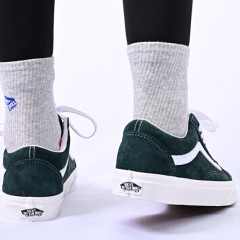 Vans Old Skool Jungle Green Unisex Sneakers Snow-White VN0A5JMI94T