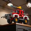 502PCS Red SUV Model Building Blocks Toy Fire Off-road Vehicle Puzzle Bricks Sets Educational Toys Desktop Ornament Gifts