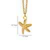 Freshwater Pearl Jewelry Set Shell Starfish Star Necklace Anklet Sets For Women Fashion Stainless Steel Chain Party Daily Gifts