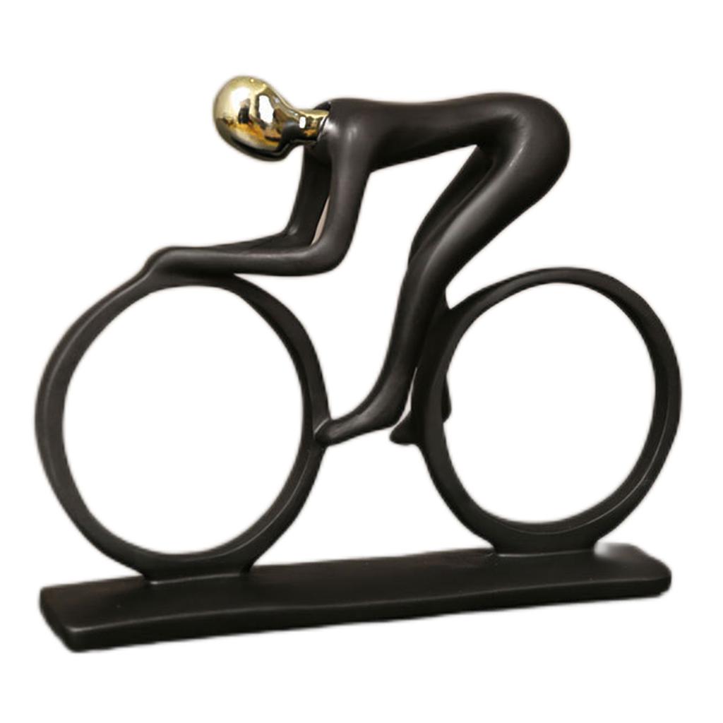 Modern Abstract Craft Resin Athlete Statue Sport Figure Figurine Elegant Sport Theme Sculpture Office Home Living Room Decor