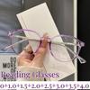 Classic Round Presbyopia Glasses Anti Blue Light HD Lenses Men Women Fashion Metal Temple Reading Eyewear Diopter +100 To +400